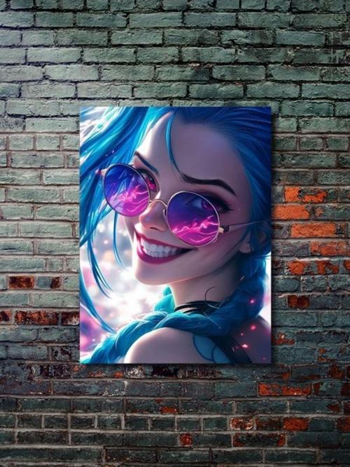 Jinx - L.O.L - Oyun Posterleri, Özel Tasarım Kağıt Poster