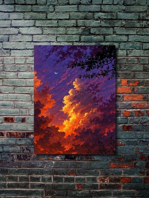 Manzara, Doğa Temalı Poster, Özel Tasarım Kağıt Poster, Duvar Sanatı