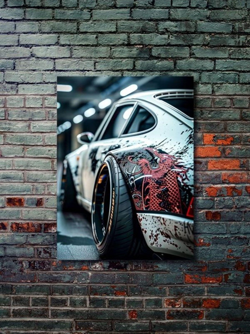 Porsche 911 - Eşsiz Tasarım Otomobil Posterleri, Özel Tasarım Kağıt Poster