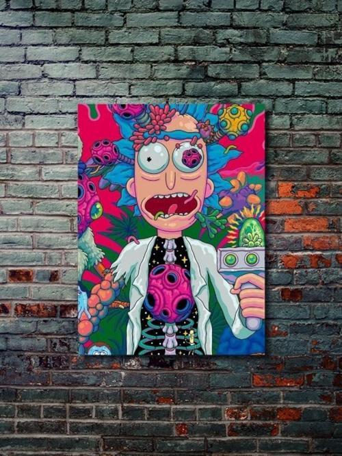 Rick And Morty - Film & Dizi Posterleri, Özel Tasarım Kağıt Poster, Duvar Sanatı