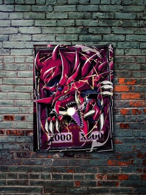 Slifer - Yugioh - Anime & Manga Posterleri, Özel Tasarım Kağıt Poster