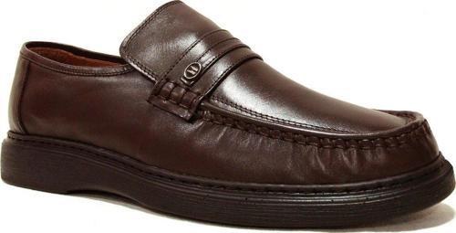 Kahverengi Bağcıksız Rok Diyabetik Anatomik Comfort Erkek Ayakkabı