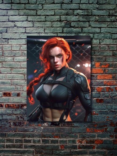 Black Widow - Marvel - Dizi, Film Ve Karakter Özel Tasarım Poster Serisi, Eşsiz Tasarım,
