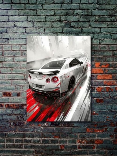 Nissan Skyline Gtr35, Eşsiz Tasarım Otomobil Posterleri, Özel Tasarım Kağıt Poster