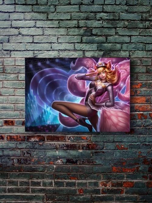 Ahri - Gaming Posterleri, Özel Tasarım Kağıt Poster