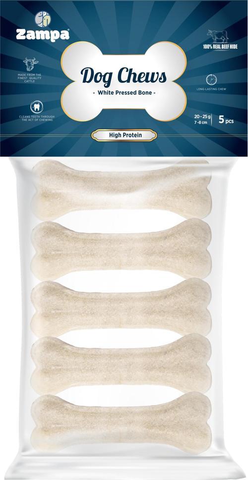Beyaz Press Kemik Köpek Ödülü 5 li 20-25g