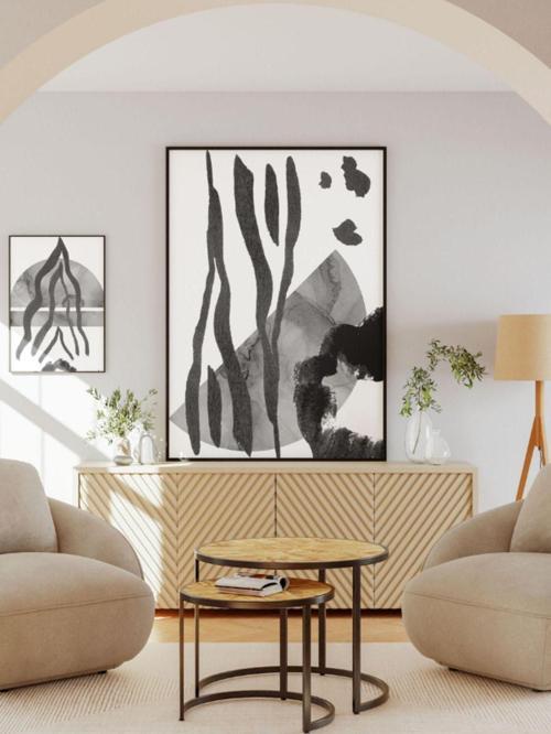 Bohem Minimalist Tasarım, Boho Sanatı Posterleri, Özel Tasarım Kağıt Poster