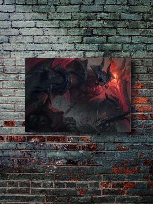 Aatrox - Gaming Posterleri, Özel Tasarım Kağıt Poster