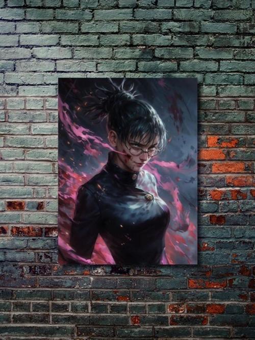 Maki Zenin - Jujutsu Kaisen, Anime - Manga Serisi, Özel Tasarım Kağıt Poster, Duvar Sanatı