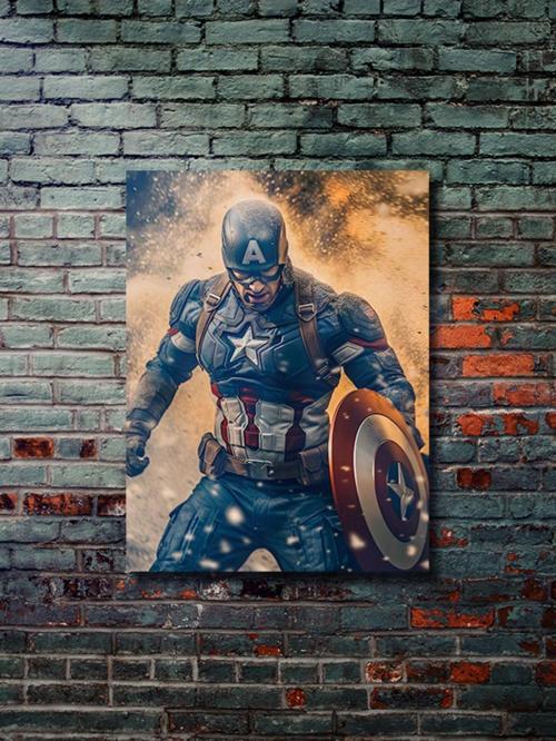 Captan America, Marvel, Dizi, Film Ve Karakter Özel Tasarım Poster Serisi, Eşsiz Tasarım,