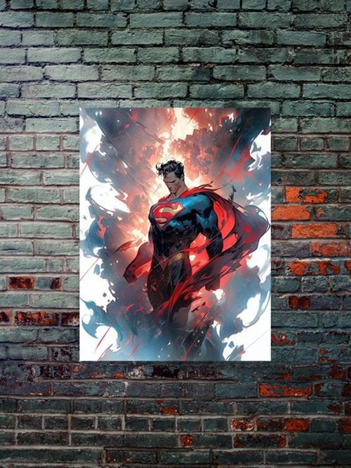 Superman, Dizi, Film Ve Karakter Özel Tasarım Poster Serisi, Eşsiz Tasarım, Karakter Posterleri,