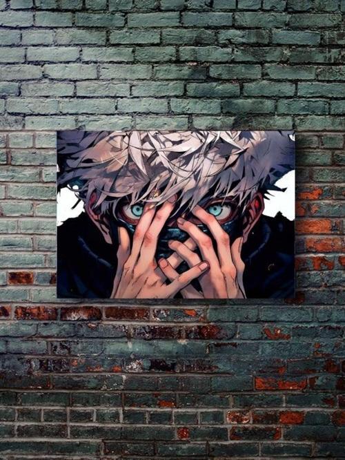 Satoro Gojo - Jujutsu Kaisen - Anime & Manga Posterleri, Özel Tasarım Kağıt Poster