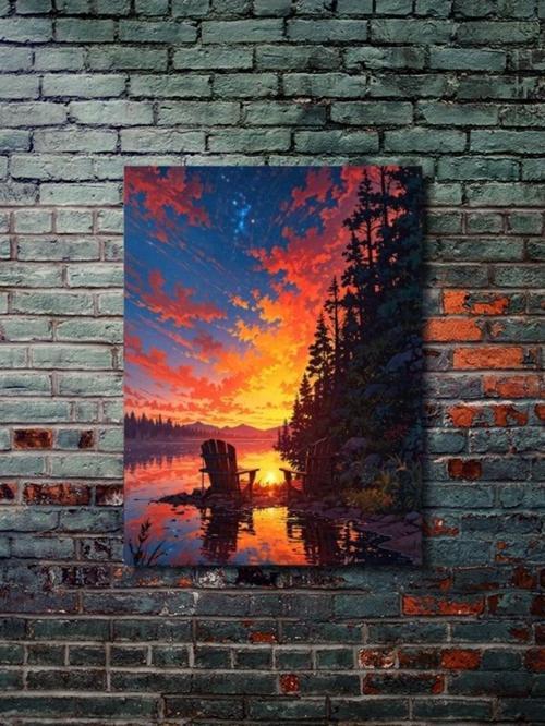 Manzara, Doğa Temalı Poster, Özel Tasarım Kağıt Poster, Duvar Sanatı