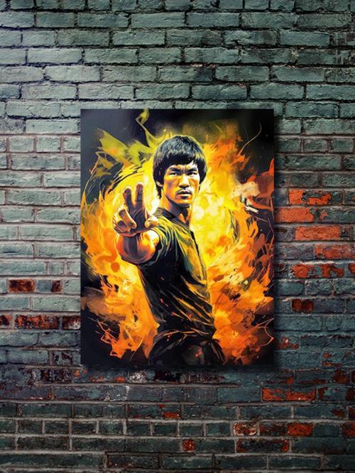 Bruce Lee, Film, Dizi, Karakter Posterleri, Özel Tasarım Kağıt Poster, Duvar Sanatı