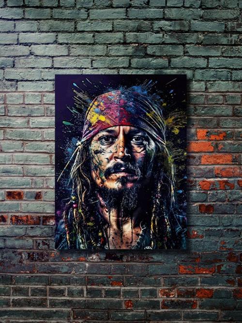Jack Sparrow, Karayip Korsanları, Film, Dizi, Karakter Posterleri, Özel Tasarım Kağıt Poster,