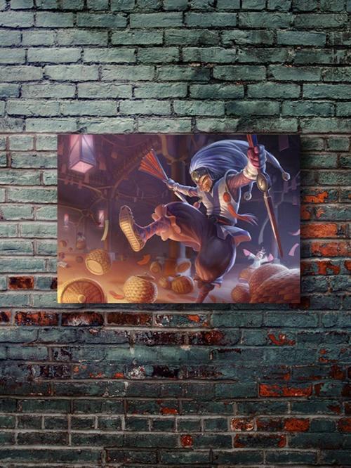 Shaco - League Of Legends - Lol - Gaming Posterleri, Özel Tasarım Kağıt Poster
