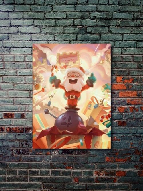 Brawl Stars, Eşsiz Tasarım Oyun, Karakter Posterleri, Özel Tasarım Kağıt Poster