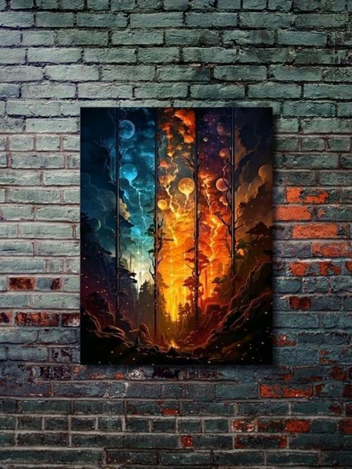Manzara, Doğa Temalı Poster, Özel Tasarım Kağıt Poster, Duvar Sanatı
