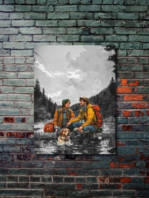 Manzara, Doğa Temalı Poster, Özel Tasarım Kağıt Poster, Duvar Sanatı
