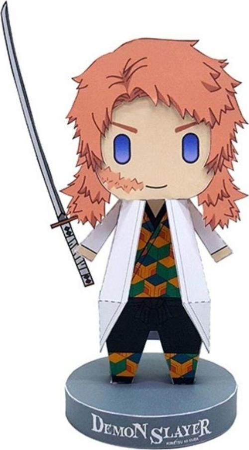 Sabito - Demon Slayer - Hobi, Kesime Hazır Kağıt Maket, Çocuklar Ve Yetişkinler İçin Uygun