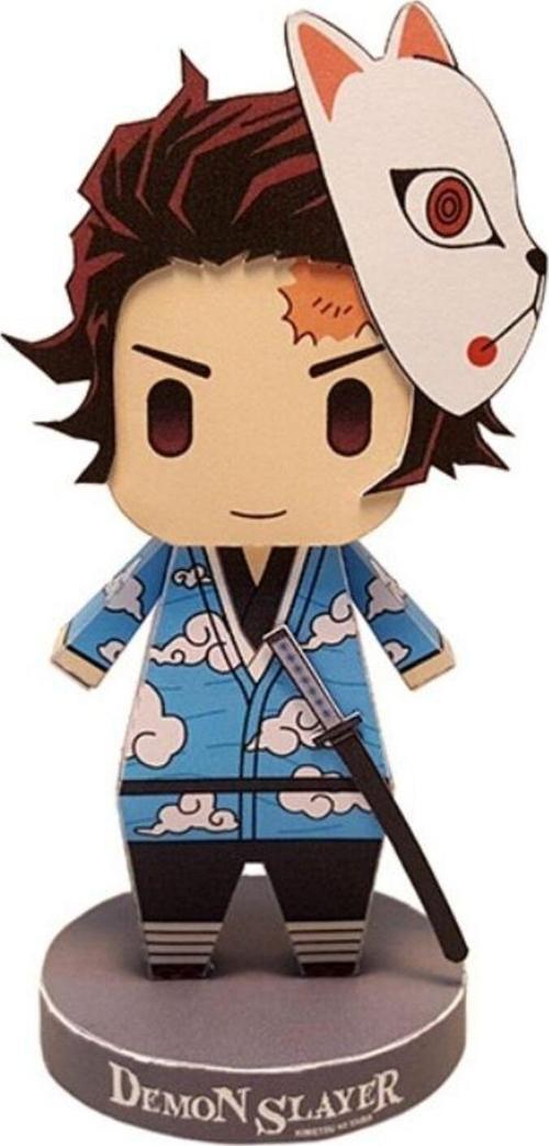 Tanjiro - Demon Slayer - Kreatif Hobi, Kesime Hazır Kağıt Maket, Çocuklar Ve Yetişkinler İçin Uygun