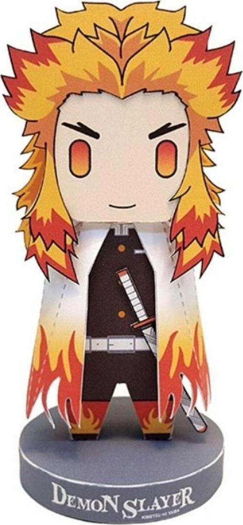 Kyojuro Rengoku - Demon Slayer - Hobi, Kesime Hazır Kağıt Maket, Çocuklar Ve Yetişkinler İçin Uygun