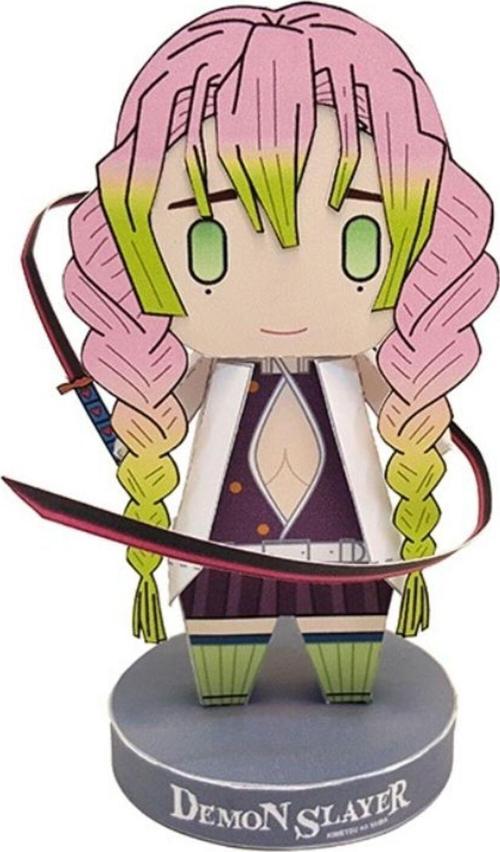 Mitsuri Kanroji - Demon Slayer - Hobi, Kesime Hazır Kağıt Maket, Çocuklar Ve Yetişkinler İçin Uygun