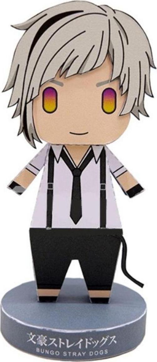 Atsushi Nakajima - Bungou Stray Dogs - Kesime Hazır Kağıt Maket, Çocuklar Ve Yetişkinler İçin Uygun