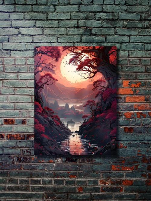Manzara, Doğa Temalı Poster, Özel Tasarım Kağıt Poster, Duvar Sanatı