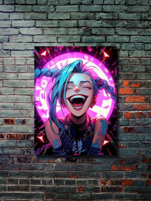 Jinx - Gaming Posterleri, Özel Tasarım Kağıt Poster, Duvar Sanatı