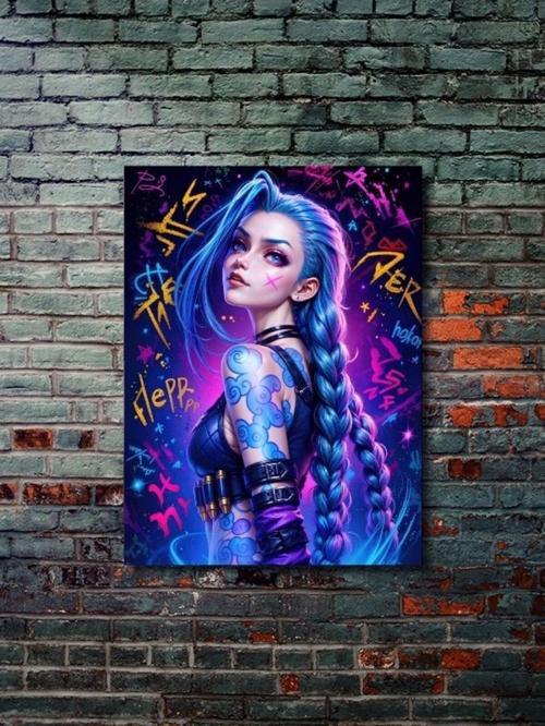 Jinx - L.O.L. - Oyun Posterleri, Özel Tasarım Kağıt Poster