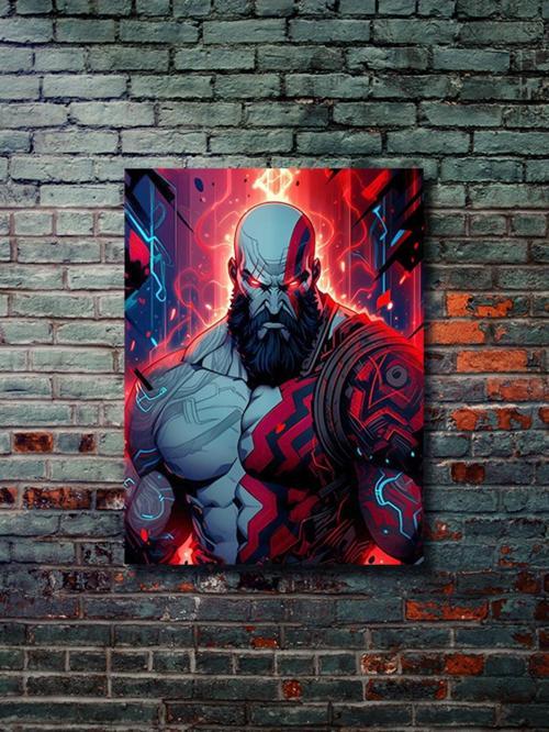 Kratos - God Of War - Gaming Posterleri, Özel Tasarım Kağıt Poster, Duvar Sanatı