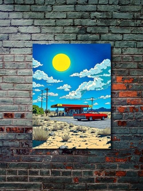 Manzara, Doğa Temalı Poster, Özel Tasarım Kağıt Poster, Duvar Sanatı