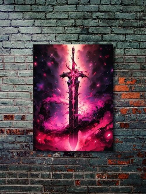 Fantastik Kılıç - Eşsiz Tasarım Posterler Özel Tasarım Kağıt Poster