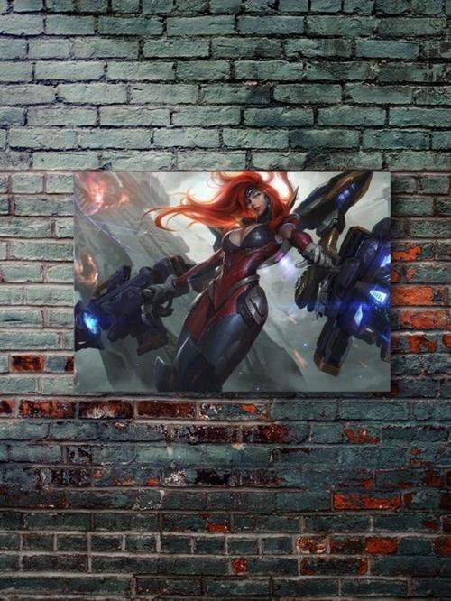 Miss Fortune - League Of Legends - Lol - Oyun Posterleri, Özel Tasarım Kağıt Poster