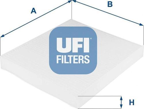 UFI POLEN FİLTRESİ POLO 07 CORODOBA-IBIZA IV(02-09) IBIZA V 09 1.2-1.4-1.4 16V-1.4TDI-1.8T-1.9TDI 53.031.00