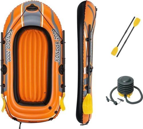 Bestway 2000 Şişme Bot 196 Cm x 114 Cm (Bot, Kürek ve Pompa)