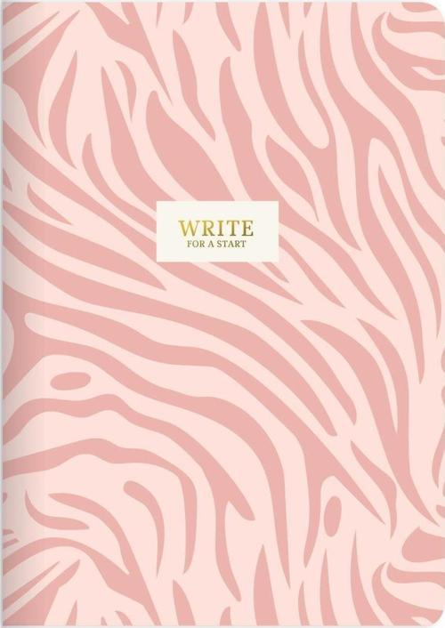 A5 Çizgili Sert Kapak Write For A Start Defter - Zebra