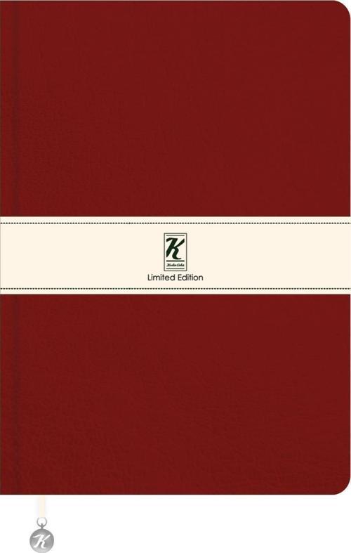 Çizgili Termo Deri ve Esnek Kapak Limited Edition Defter 17 x 24 CM - Kırmızı