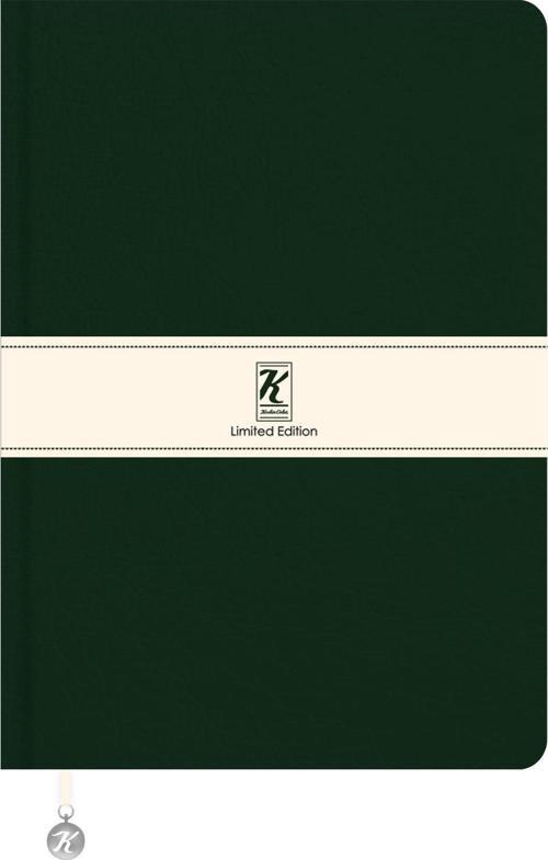 Çizgili Termo Deri ve Esnek Kapak Limited Edition Defter 17 x 24 CM - Yeşil