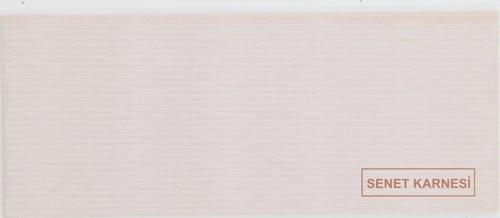 Senet Karnesi 50 Yp.