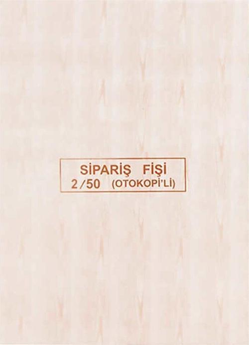 Sipariş Fişi 2*50