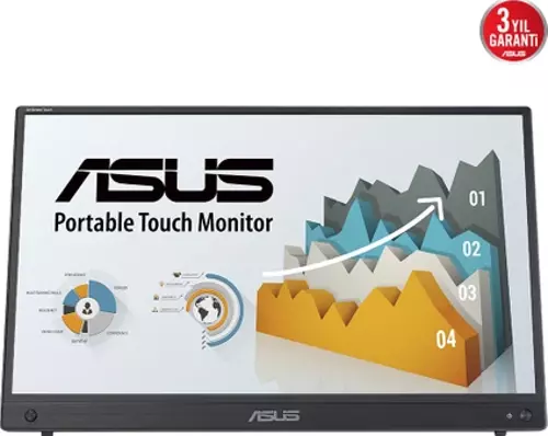 ZenScreen Touch MB16AMT 15.6" 5 ms Full HD IPS 60 Hz Dokunmatik Taşınabilir Monitör