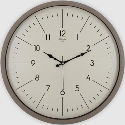Premium Serisi Sessiz Akar Latin Rakamlı Saniye Baskılı Klasik 50 CM Duvar Saati