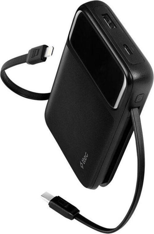 2BB215S ReCharger Pro LCD 10.000 mAh PD 22,5W Lightning ve USB-C Dahili Kablolu Taşınabilir Hızlı Şarj Aleti