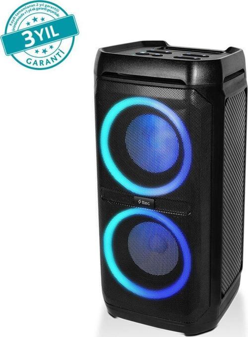 2BH12 Carnival 100W Taşınabilir Kablosuz Bluetooth Parti Hoparlörü