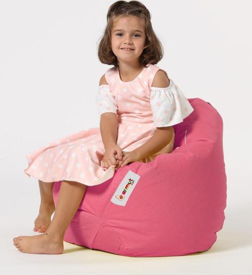 Premium Çocuk Armut Koltuk Pembe