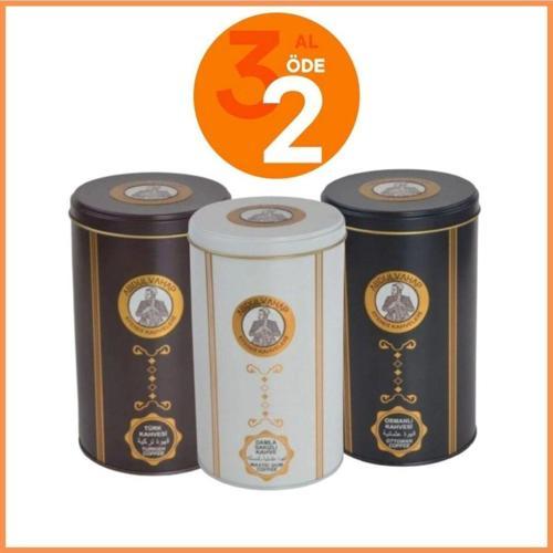 3 ' Lü Paket (Damla Sakızlı,Türk Kahve Ve Osmanlı Kahve) 250 Gr