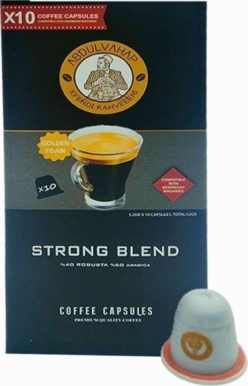 Abdulvahap Efendi Strong Blend Kapsül 10'Lu 52 Gr