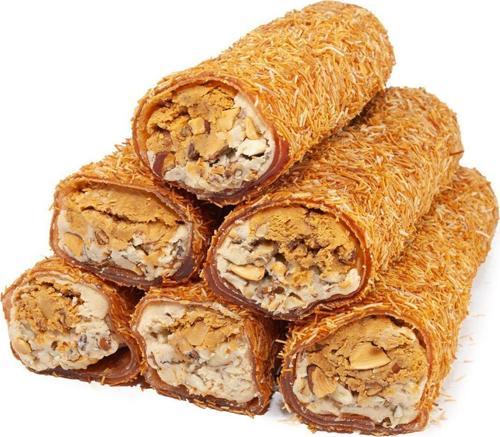Kadayıf Krema Karamel Badem Sarma Lokum 1000 Gr